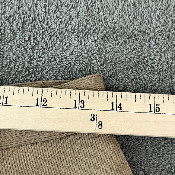 Alex Garfield Sydney Trousers Dress Pants Women 6 Beige Tapered Pleated Textured - Picture 10 of 10